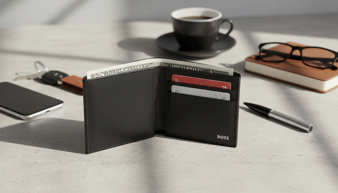 Boss Men’s Leather Wallet: Slim Daily Carry Guide