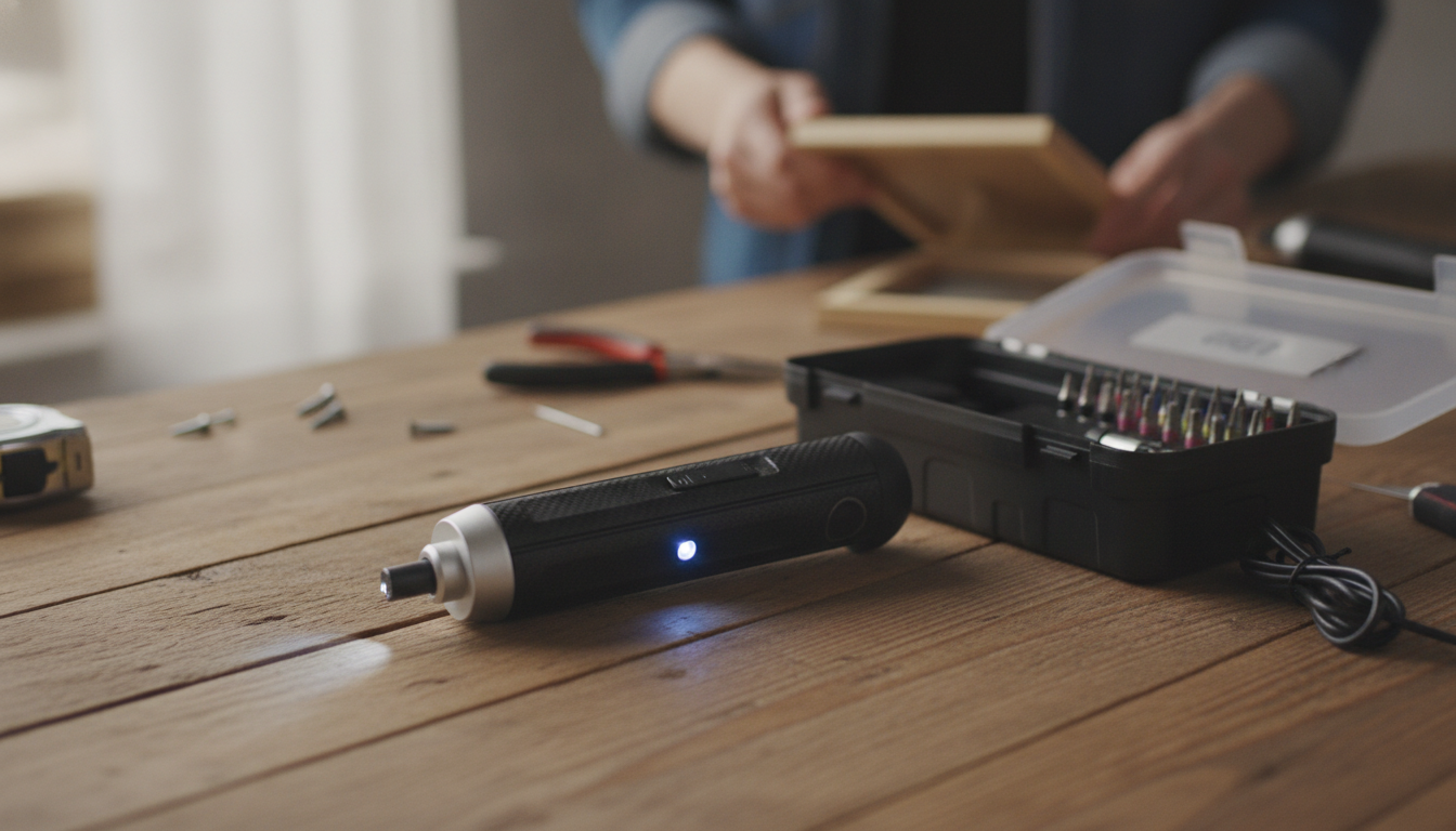 3.6V Cordless Screwdriver w/ LED: Quick Home Fixes