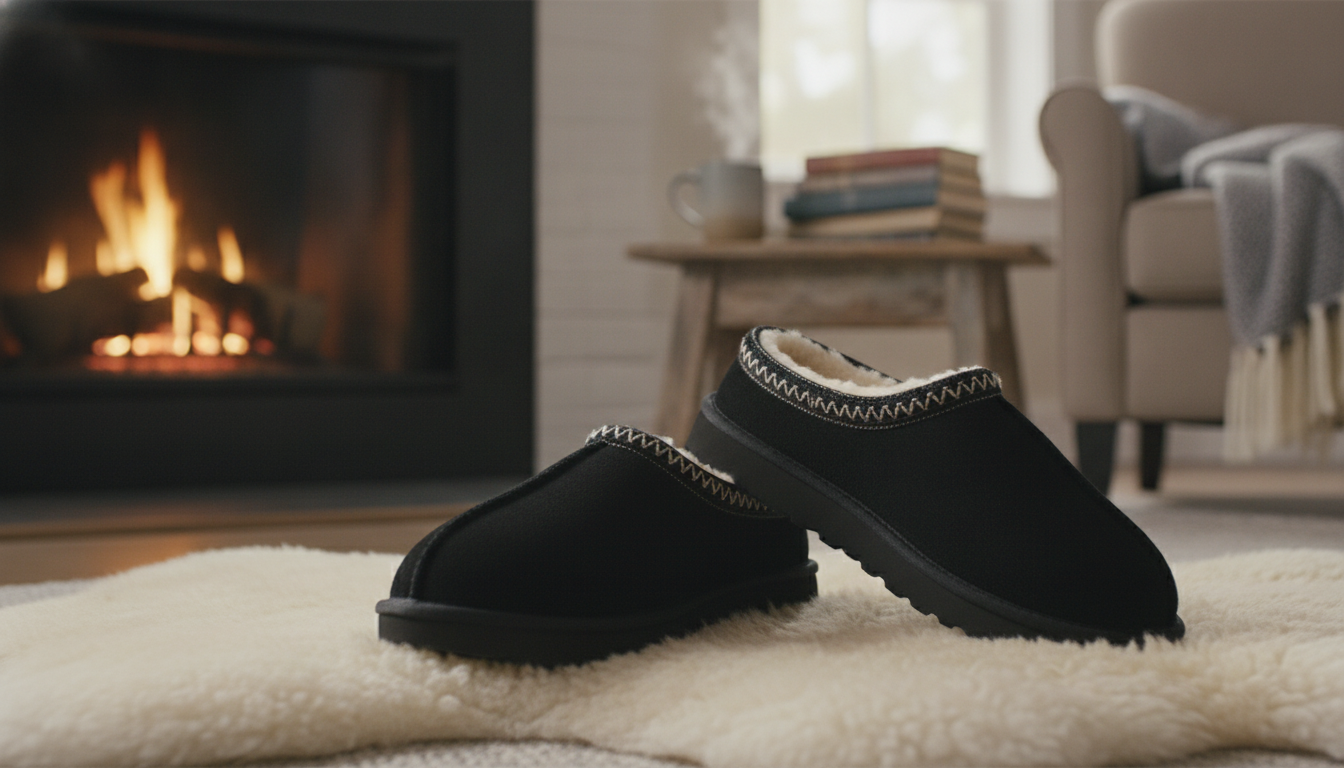 UGG Women’s Black Suede Slippers: Fit, Care & Comfort