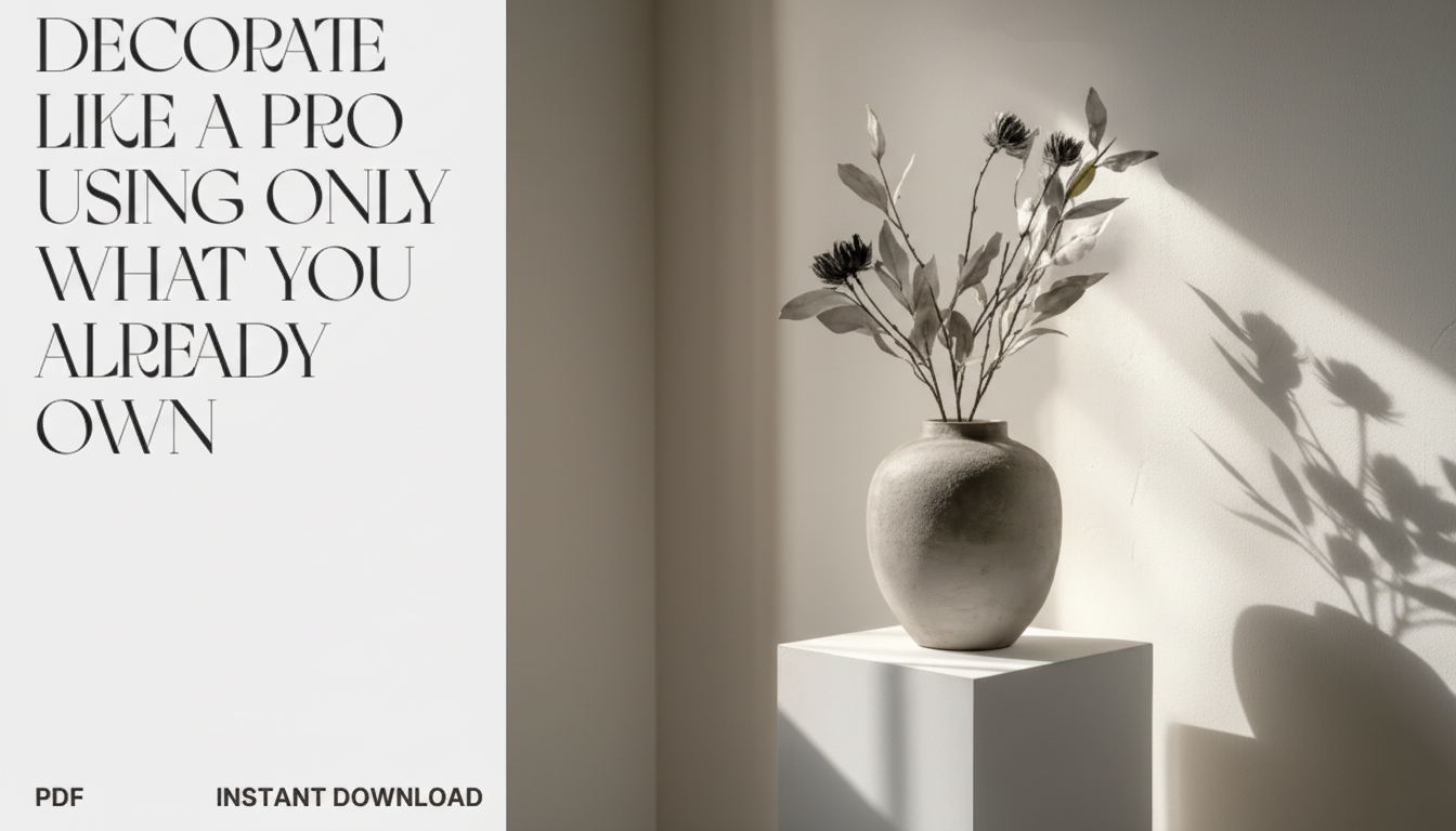 Zero-Budget Home Styling: Make Over Your Space With What You Own