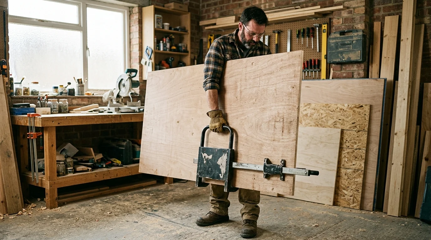 200 lb Adjustable Panel Carrier for Plywood & Drywall