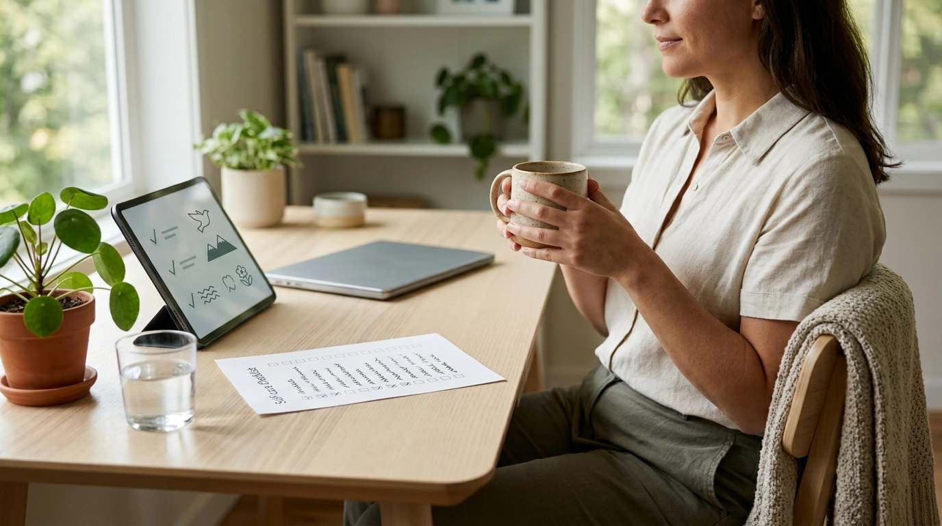 Chill Out Checklist: Printable & Digital Stress Relief