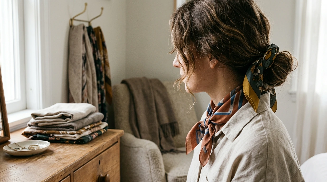 How to Style Scarves: Neck, Hair, and Outfit Ideas