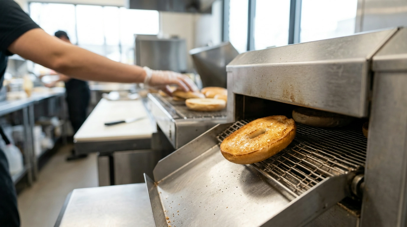 Fast Bagel Toasting: Conveyor vs. Pop-Up Toasters