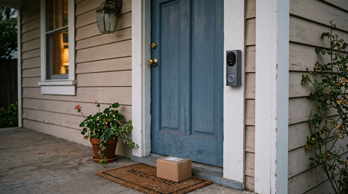 Easy Front-Door Upgrade: Smart WiFi Doorbell Cam