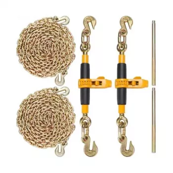 Ratchet Chain Binder Set: Secure Heavy Loads Safely