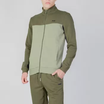 Fila Men’s Green Zip-Up Turtleneck for Fall & Winter